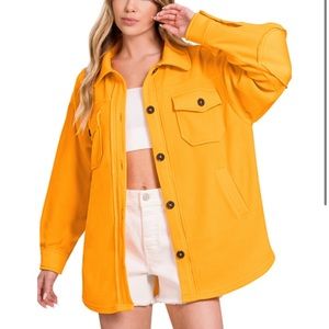 Zenana Fleece shacket